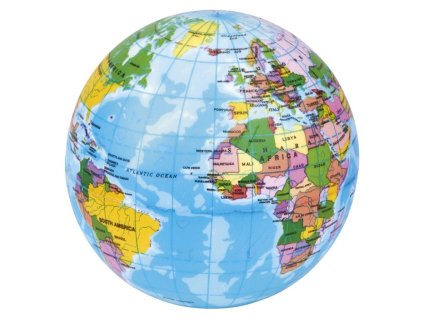 Antistresová loptička zemeguľa