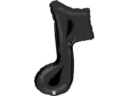 85376 music note single black b