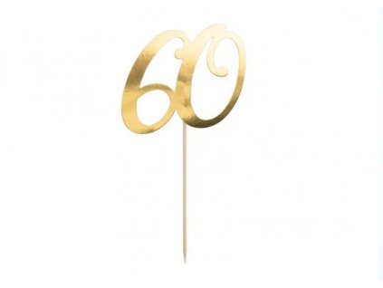 Zápich do torty Happy Birthday 60