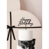 0029657 dekorace na dort happy birthday cerna