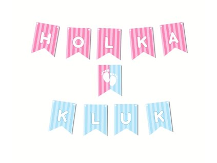 girlanda nahled baby shower