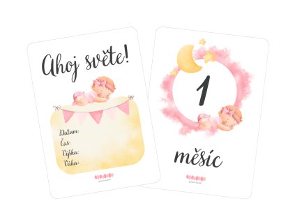 milnikove karticky holcicka nahled1 obrazky pro miminko holcicku