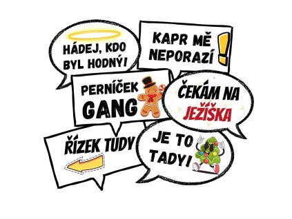 vanocni rekvizity foceni vanoce cedulky