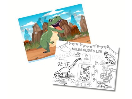 prostirani nahled dino1 narozeninove omalovanky narozeniny dinosaurus trex pro deti