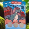 detska narozeninova pozvanka se stiracimi policky dinosaurus trex