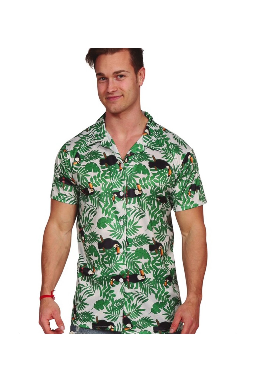 Havajská košile - palmové listy