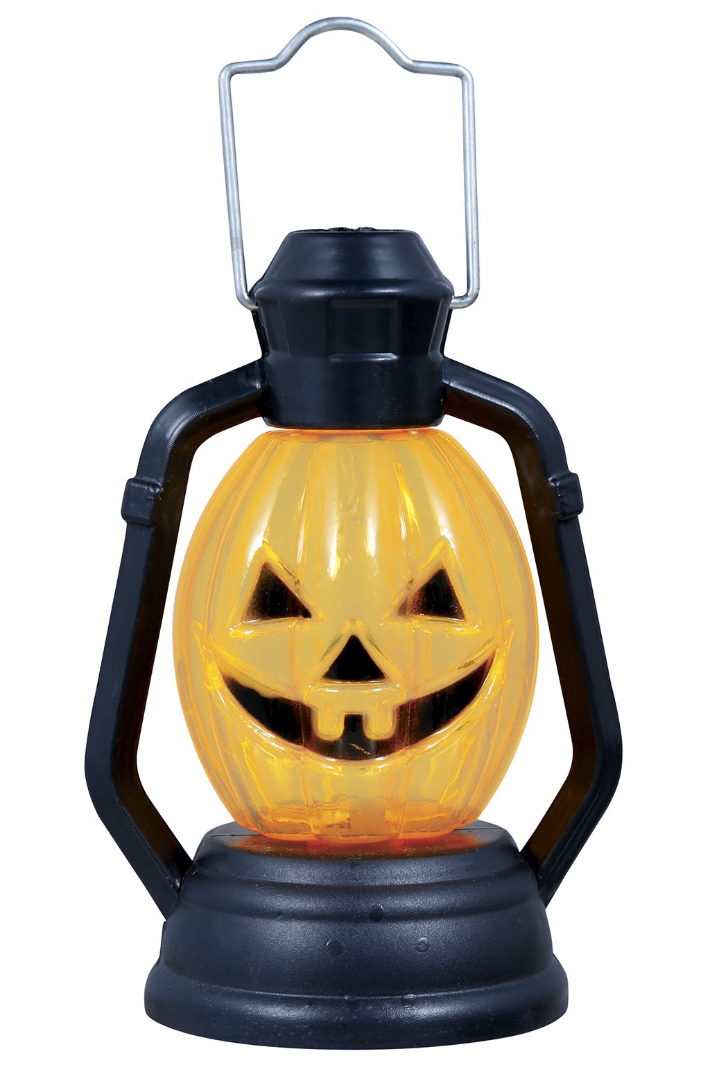 Halloweenská lucerna s dýní a LED světlem