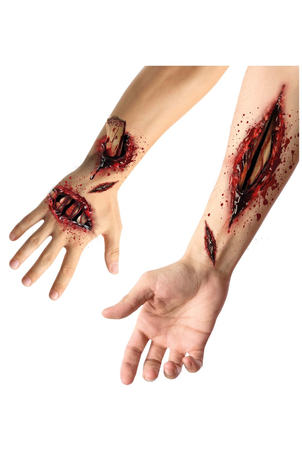 Otevřené rány - nalepovací tetování