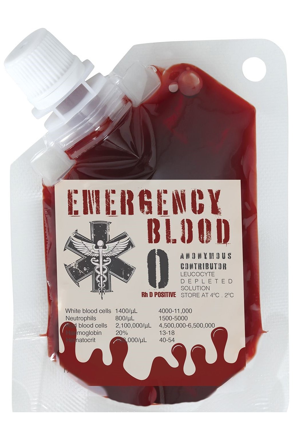 Umělá krev v pytlíku - Emergenci Blood