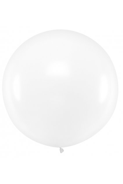 Nafukovací balón Jumbo 1m kulatý - průhledný