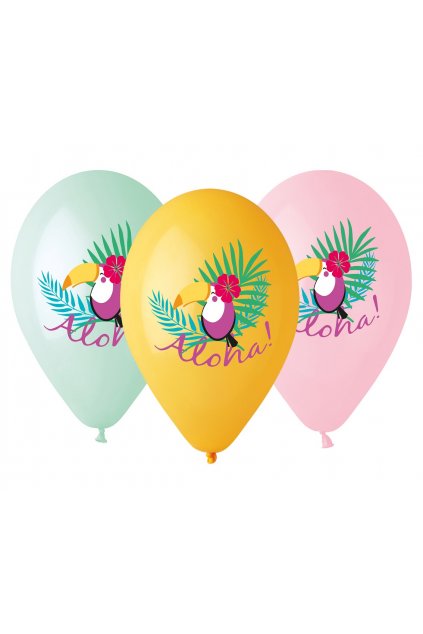 balony premium hel tukan aloha 13 5 szt