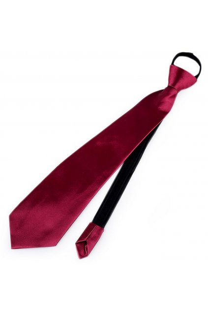 Bordó černá kravata saténová