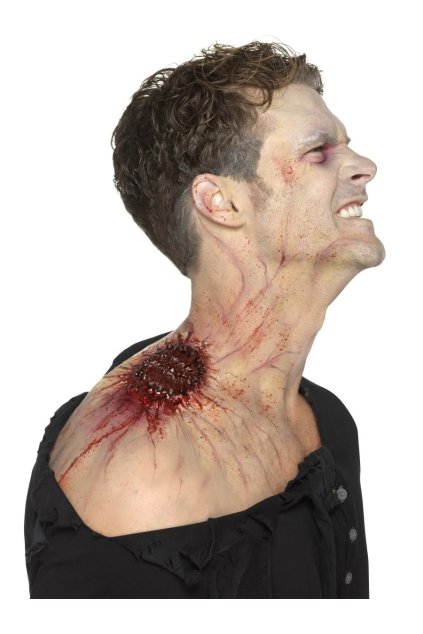 Umělé zranění - infekce po kousnutí zombie