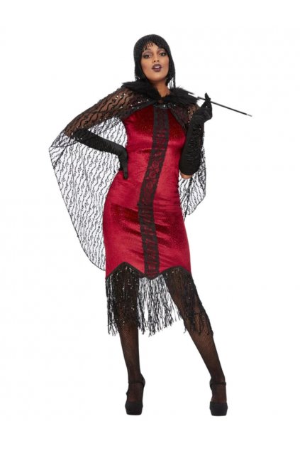 Upírka deluxe - dámský kostým Halloween