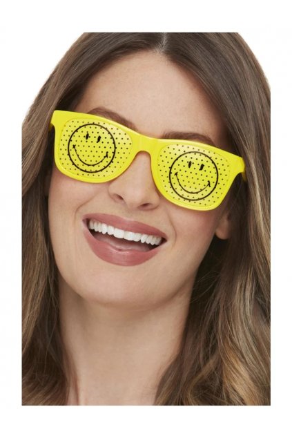 Smajlík - párty brýle žluté