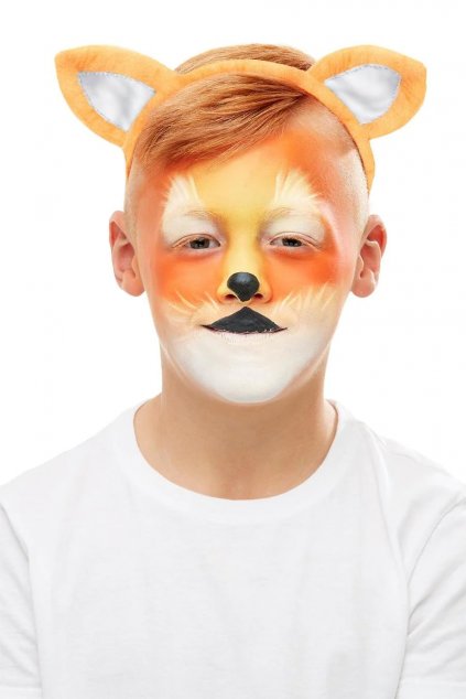 Dětský kostým liška - kostým a makeup