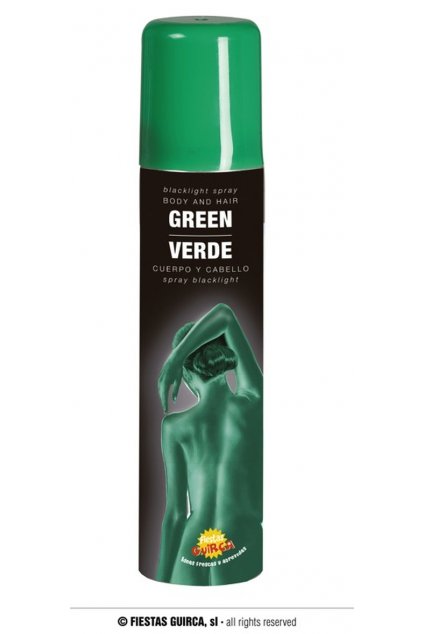 zelená barva na tělo