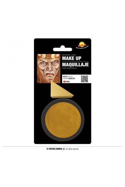 Zlaté líčídlo - makeup s aplikační houbičkou
