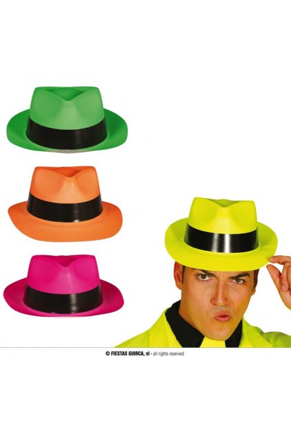 Párty klobouk Neon
