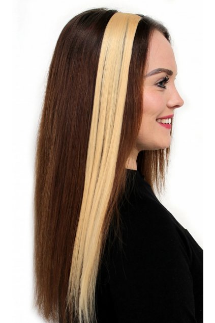 Vlasový příčesek - pramen vlasů blond