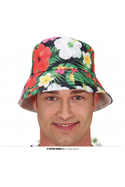 Havajský klobouk - květy