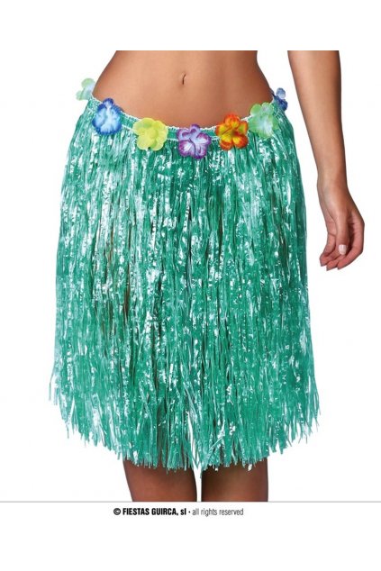 Havajská sukně Hula Hula - zelená