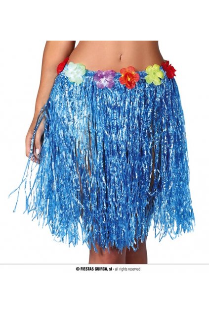 Havajská sukně Hula Hula - modrá