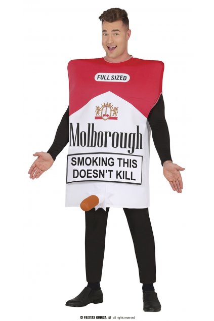 Krabička cigaret - párty kostým