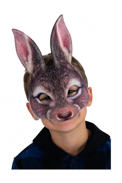 Dětská maska - Hnědý zajíc
