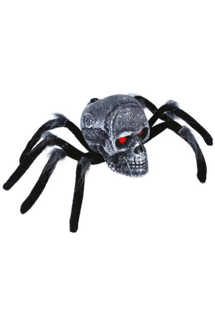 Velký pavouk s lebkou 34cm