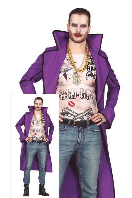 Joker Crazy villain - pánský kostým