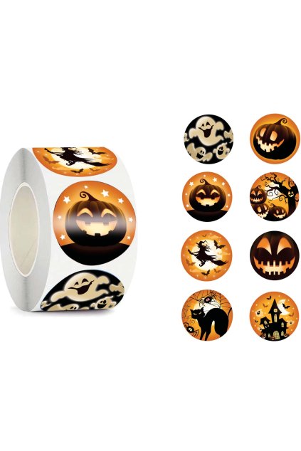 Halloweenské samolepky – 200 ks