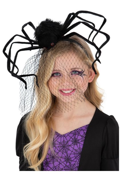 Dětská čelenka s velkým pavoukem