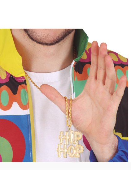 Retro zlatý řetěz HIP HOP - 90. léta