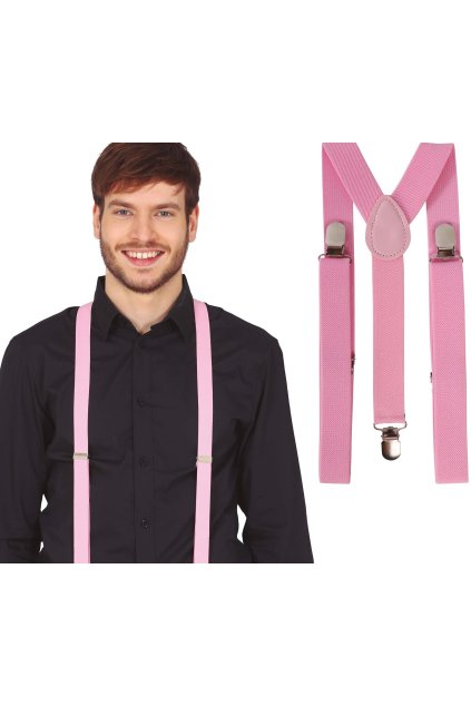 Růžové kšandy