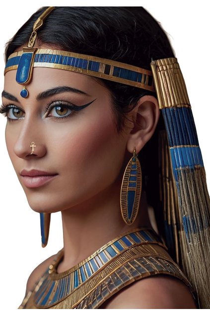 Falešný zlatý piercing Egypt - Eye of Horus
