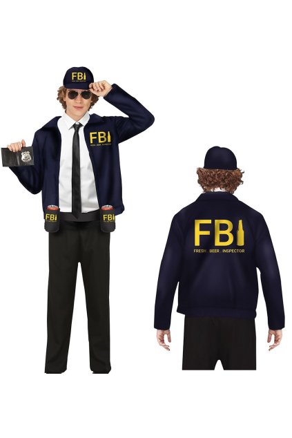 F.B.I - Fresh beer inspector pánský párty kostým