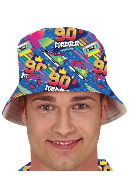 Retro Klobouk 90. léta - Bucket hat
