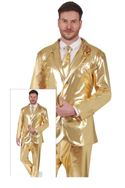 Pánský zlatý oblek