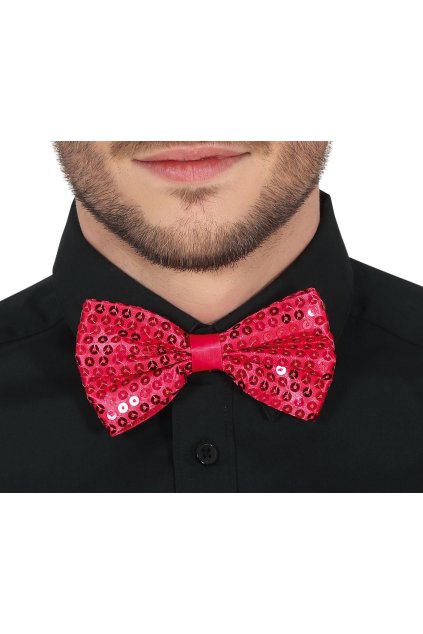 Růžový flitrovaný motýlek