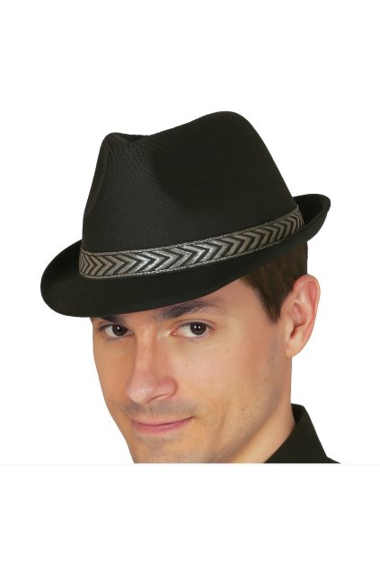 Černý párty klobouk - gangster