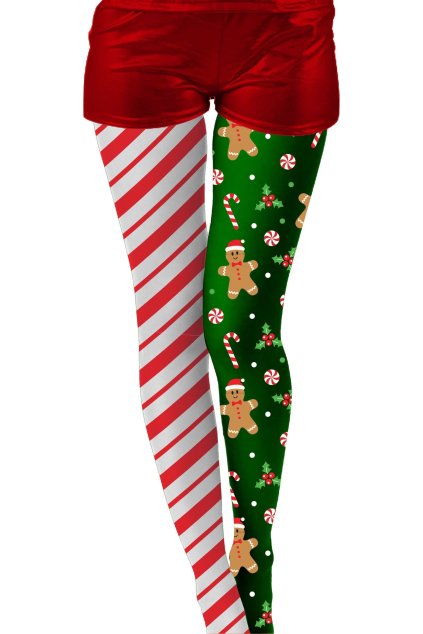 Dámské vánoční punčochy - Gingerbread