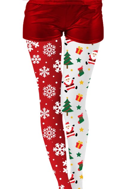 Dámské vánoční punčochy - vánoční stromeček