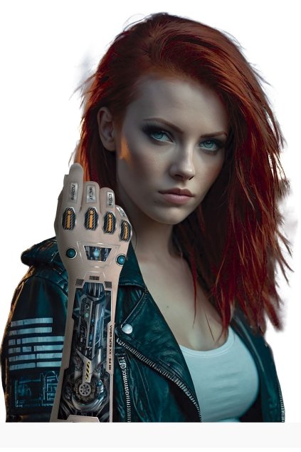 Dočasné falešné tetování - Futuristic Arm robot