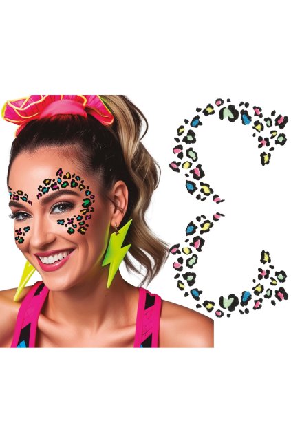 Retro obličejové třpytky 90. léta - face glitter