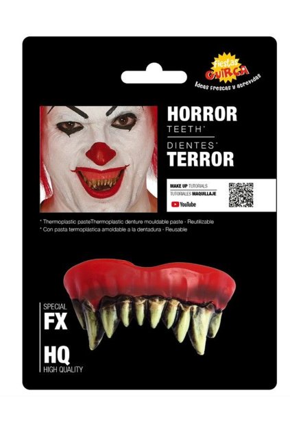 Upíří zuby - monster chrup s termoplastickou hmotou