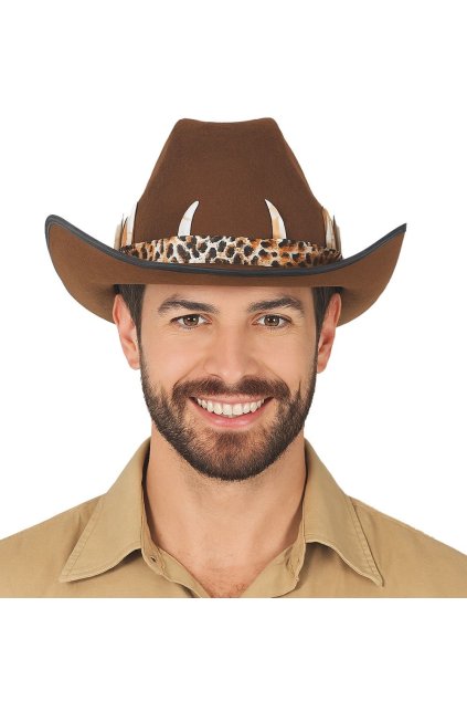 Klobouk kovbojský hnědý - Australan