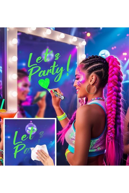 Tekutý křídový fix zelený - Chalk marker