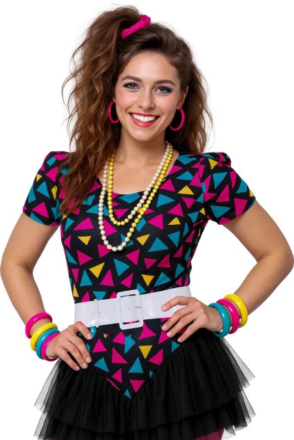 Retro pásek bílý široký