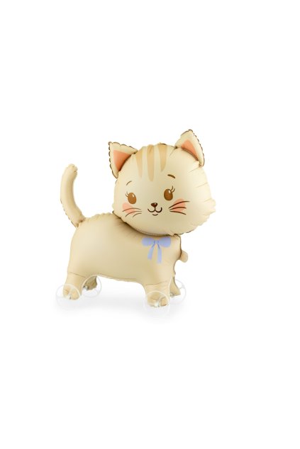 Kočička - chodící balonek na kolečkách